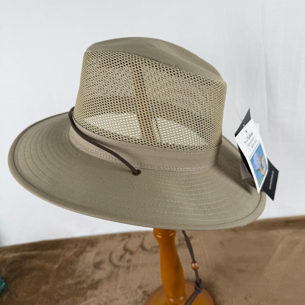 Henschel The Authentic Original Breezer Mesh Safari Sun Hat Khaki Small NWT